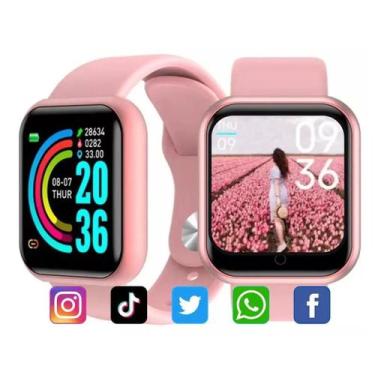 Imagem de Relógio Smart Digital D20 Pro Atualizado Adulto e Infantil - Smart Bra