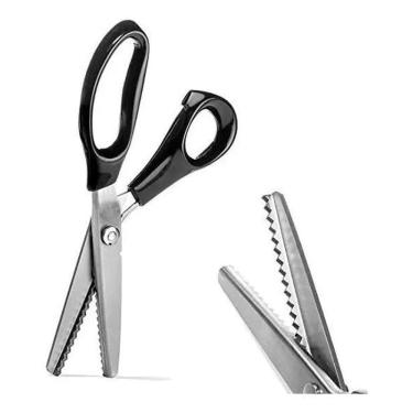 Imagem de 2X Tesoura De Picotar Corte Profissional Zig Zag - Artesanat