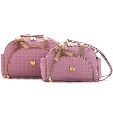 Imagem de Kit Bolsas Maternidade Bebe Menina Menino G, P E Trocador