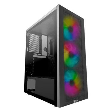 Imagem de Gabinete Gamer Lateral Vidro 3 Coolers Rbg Zephy Ca-056 Brx