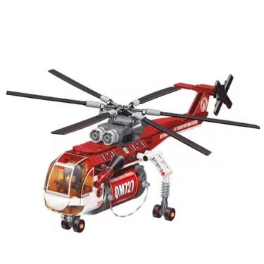 Imagem de Mine City Helicóptero de Resgate e Incêndio - KEEPPLAY