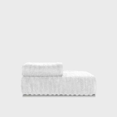 Imagem de Kit Toalha de Banho Gigante 2 Peças, 1.5m x 75cm Cinza Claro - Loliá E