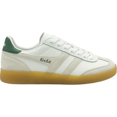 Imagem de Gola Tênis masculino de couro Viper, Branco/Branco/Evergreen/Gum, 39