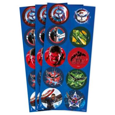 Imagem de ADESIVO REDONDO CAPITAO AMERICA FILME 30 un.