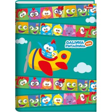 Imagem de Jandaia - Caderno Brochura Universitário Capa Dura 80 Fls Galinha Pintadinha Avião FSC