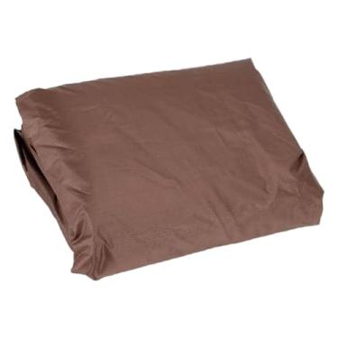 Imagem de IEUDNS Capa para caixa de transporte de cachorro, acessório para gaiola de animal de estimação, à prova de chuva, proteção solar, para ambientes internos e, Café 63x46x56 Cm