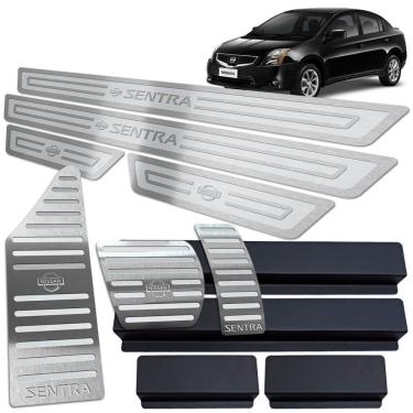 Imagem de Descanso Pedaleira Auto Soleira Sentra 2008/2013 Prata AR