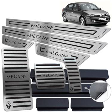 Imagem de Soleira Pedaleira Descanso Megane 2006 A 2011 Auto Preto BR