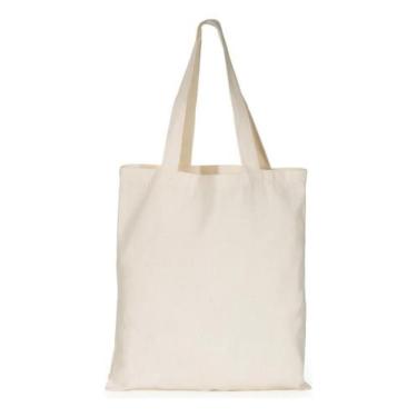 Imagem de Sacola bolsa ecobag 35x40cm 100% algodão cru lisa - 31 Store, 1 unidad