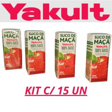 Imagem de Suco Maçã Natural Yakult Sem Glúten 15 unidades