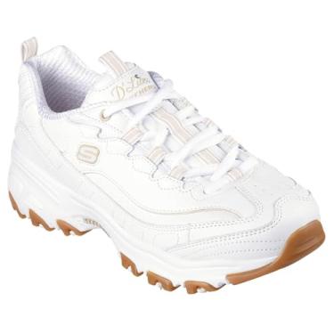 Imagem de Skechers Tênis feminino D'Lites Good Neutral, Branco, 6