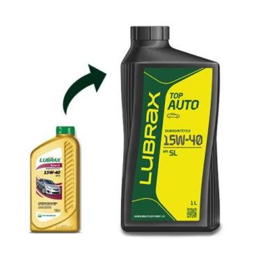 Imagem de Óleo Motor 15W40 Semi-Sintético Lubrax SL 1 Litro - PETROBRAS - 352