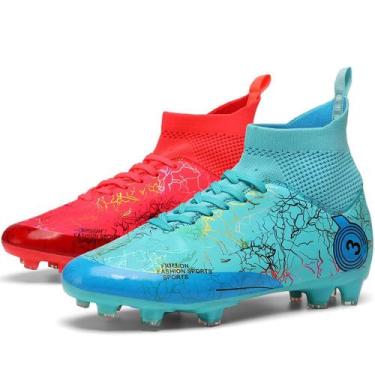 Imagem de Tênis de futebol DISRATEBLU Chuteiras de futebol infantis para meninos
