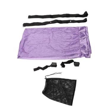 Imagem de ZJchao Alça de Alongamento, Tiras de Ioga Elástica Forte Capacidade de Rolamento Alça de Estiramento de Ioga Dobrável Com Maca de Perna Dobrável para Treinador de Flexibilidade (#4)