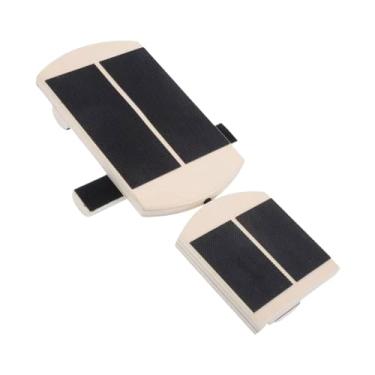 Imagem de oshhni Prancha de equilíbrio para um pé, postura, estabilizador de tornozelo, madeira para fortalecimento, maca de treinamento para tornozelo e pé