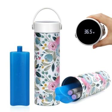 Imagem de Estojo de viagem para refrigerador de insulina Leng Ke 48H com visor de temperatura, bolsa de viagem de medicamentos refrigerada com display digital de temperatura ℃/LL/A, , refrigerador de viagem de