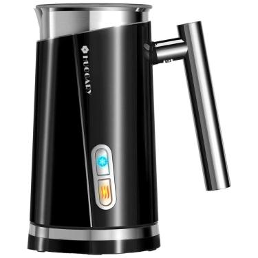 Imagem de Espumador Elétrico de Leite 310 mL, Aço Inoxidável, Peto, 110v, HUOGARY ZG N11 BLACK, Preto