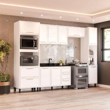 Imagem de Cozinha Compacta 250080 5 Peças Amara Branco Politorno Móveis