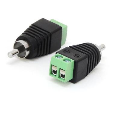 Imagem de Plug rca c/ borne - Conectores