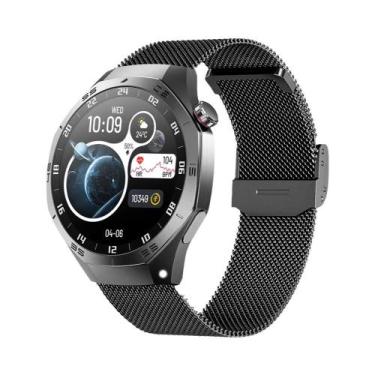 Imagem de Relógio Inteligente Masculino S5 Com Tela AMOLED, GPS, Monitor De Freq