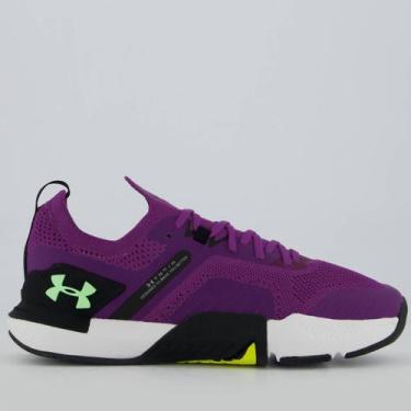 Imagem de Tênis Under Armour Tribase Cross SE Feminino Roxo, 41