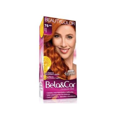Imagem de Tintura Bela Cor Mini Kit 76.44 Ruivo Natural - Bela e Cor