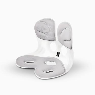 Imagem de Almofada de Apoio Lombar Cadeira Correção de Coluna - onforto e Postura em Qualquer Lugar G - CINZA