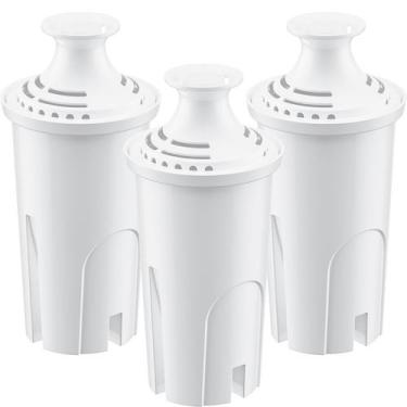 Imagem de Substituição do filtro de água WSKFDTI para jarros Brita, pacote com 3