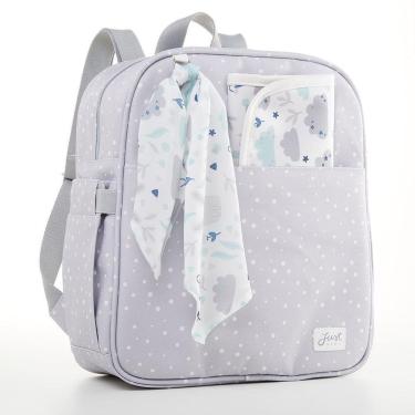 Imagem de Mochila de Maternidade Just Baby Bunny Cinza-Unissex