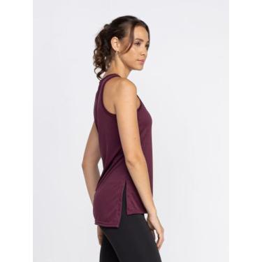Imagem de Regata Tapa bumbum Dry Fit Feminina - Fix, Vinho, M