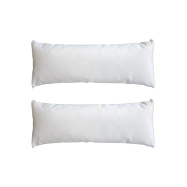 Imagem de Almofada de encosto de cabeça para espreguiçadeira de piscina Aqua Outdoors em almofada de espreguiçadeira de água para sol, ótima para bronzeamento na borda de Baja ou na beira da piscina (branco