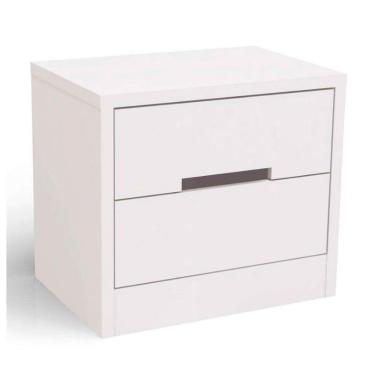 Imagem de Mesa De Cabeceira Com 2 Gavetas Kappesberg Branco