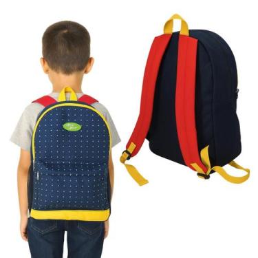 Imagem de Mochila Espaçosa Infantil Ideal Para Escola e Aventuras 5 kg - Leo&Leo