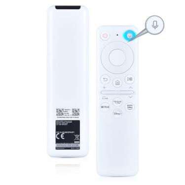 Imagem de WDZP Novo controle remoto de voz solar BP59-00149A para projetor portátil Samsung Freestyle e QLED Smart Monitor TV com pesquisa por voz, controle remoto de TV Samsung BN59-01432A BN59-01432D BN59
