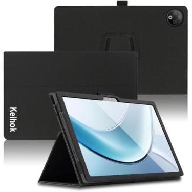 Imagem de Keihok Capa para tablet DOOGEE V Pad de 12 polegadas com alça de mão e suporte de lápis, capa dobrável com suporte dobrável para DOOGEE V Pad (preto)
