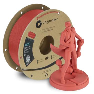 Imagem de Polymaker Filamento Pla Pro 1,75Mm Vermelho Claro, Poderoso Filamento Pla 1,75Mm Filamento para Impressora 3D 1Kg - Polylite 1,75 Pla Filament Pro Resistente e Alta Rigidez Impressão 3D Filamento Pla