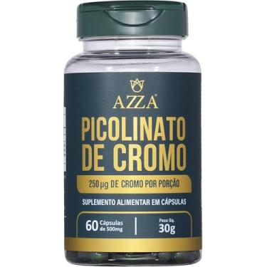 Imagem de Azza, Picolinato de cromo 250mg, Suplemento alimentar, 60 cápsulas rígidas • 60 doses, Verde