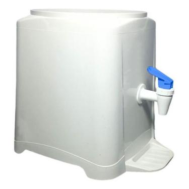 Imagem de Suporte Roma Galão Água 10 L D'casa Cuba Plástico Branco