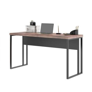 Imagem de Gaveteiro Com Prateleira E Mesa Morumbi Noce Preto