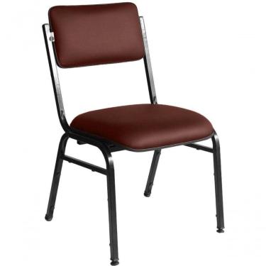 Imagem de Cadeira Empilhável Para Auditórios Linha Hotel Smart Vermelho