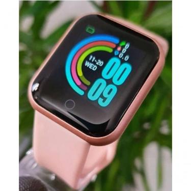 Imagem de Relogio Inteligente Smartwatch D20 Rosa