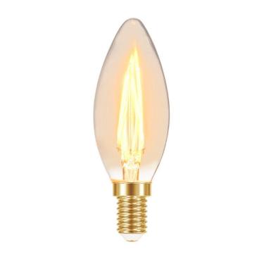 Imagem de Lâmpada Led Filamento Vela B35 âmbar E14 Taschibra 110v
