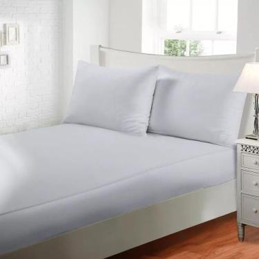 Imagem de Lençol com Elástico King 300 Fios Toque de Seda Jolitex, Cinza