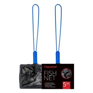 Imagem de AquaTop Rede para peixes de aquário 12,7 cm - FN5F - Malha fina
