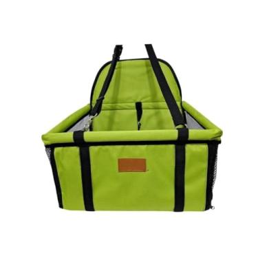 Imagem de Cadeirinha Cadeira Assento Pet de Carro para Cães Cachorro, gatos- Transporte (VERDE)