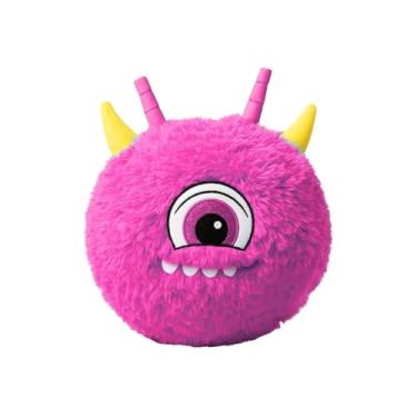 Imagem de Malucos Bola de Pelúcia Inflável, Rosa, 45cm Diâmetro, com Bomba de Ar, para Crianças, Decorativa, Material Macio