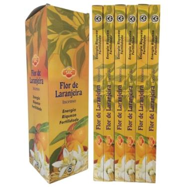 Imagem de Incenso Indiano Sac Flor de Laranjeira - Calma Profunda 6 Caixas