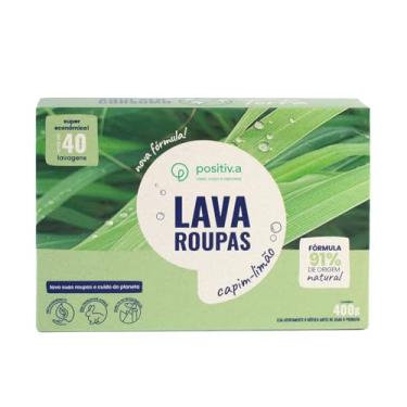 Imagem de Sabão De Coco Em Pó Natural Vegano Hipoalergênico 400g - positiva eco (Capim-Limão)