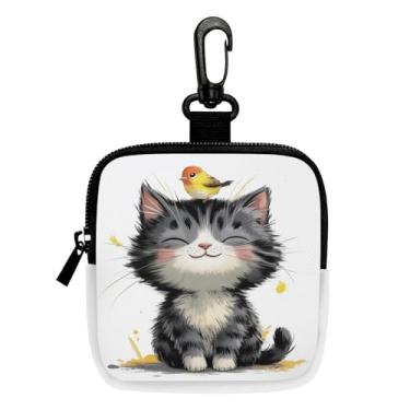 Imagem de Porta-chaves mini porta-moedas, bolsa multifuncional para chaves, porta-cartões, organizador de cabos de dados, bolsa com zíper 2, Multicolorido 00655