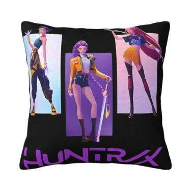 Imagem de Capas De Almofada Kpop Demon Hunters Huntrix 2025 Filme Derpy Tiger De